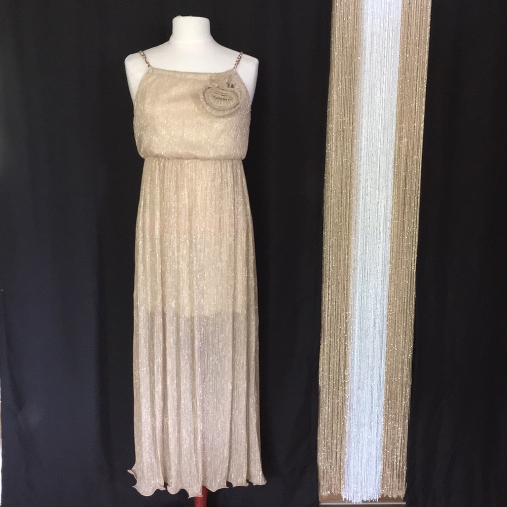 Gold Shimmer Dress